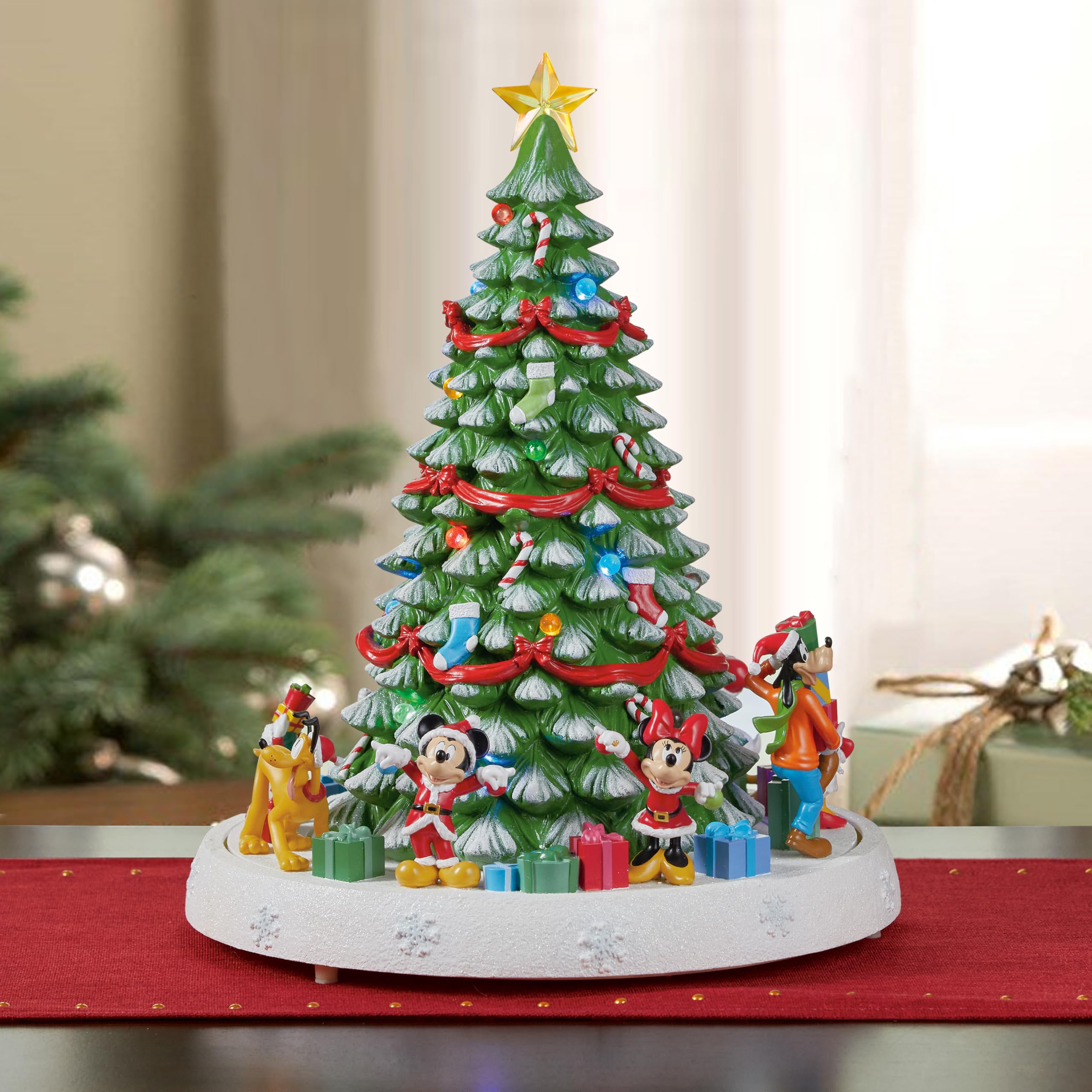 Amazon.com: Animated Disney Characters Christmas Tree 16.75”H